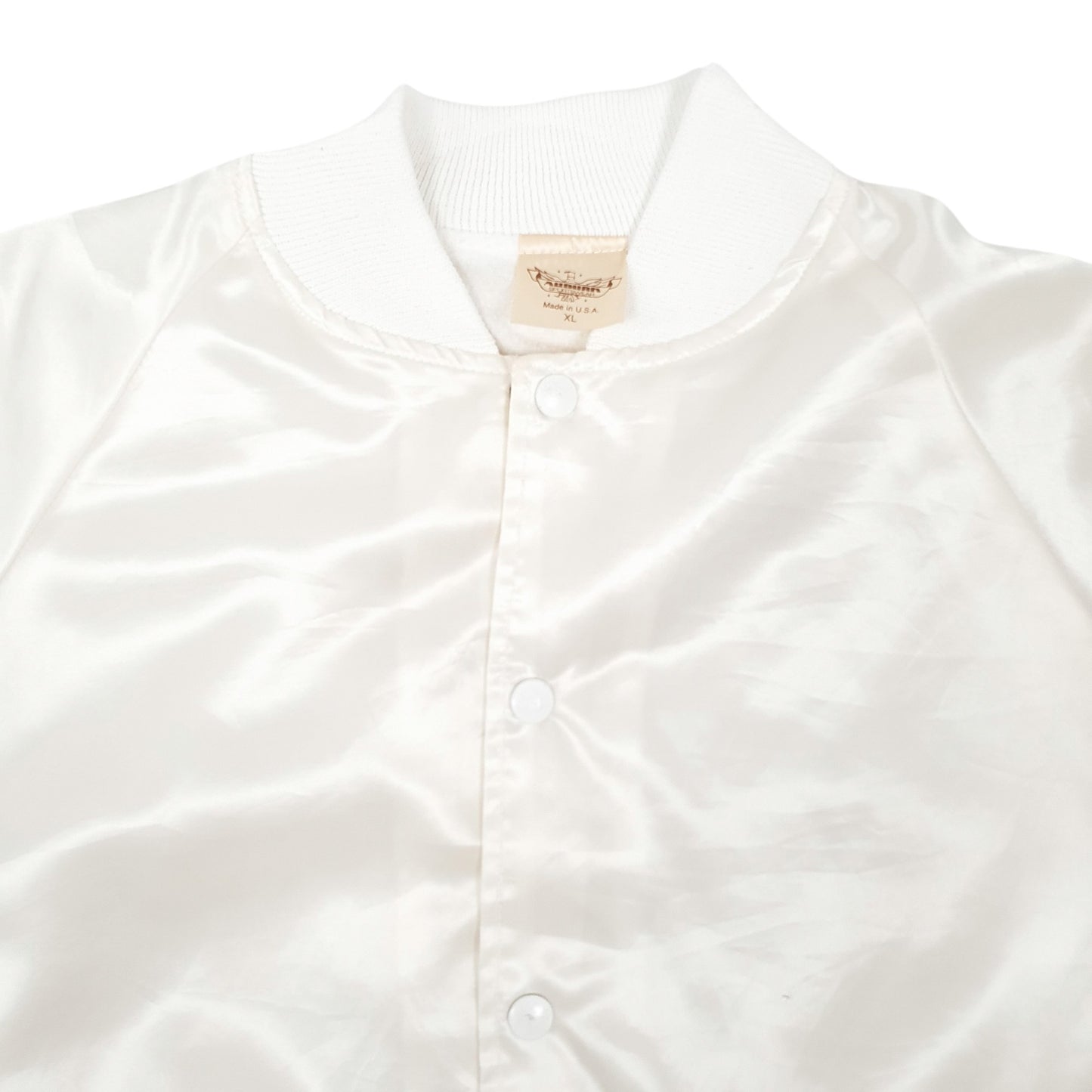 Mens Cream Auburn Sportswear Vintage Made In USA  Coat