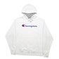 Mens White Champion  Hoodie Jumper