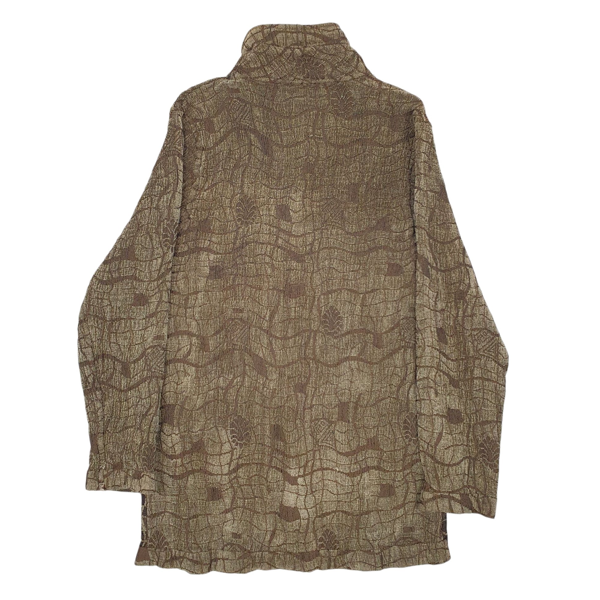 Mens Green Unbranded Reversible Full Zip Jumper