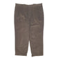 Mens Brown Brooks Brothers Double Pleated Cords Corduroy Trousers