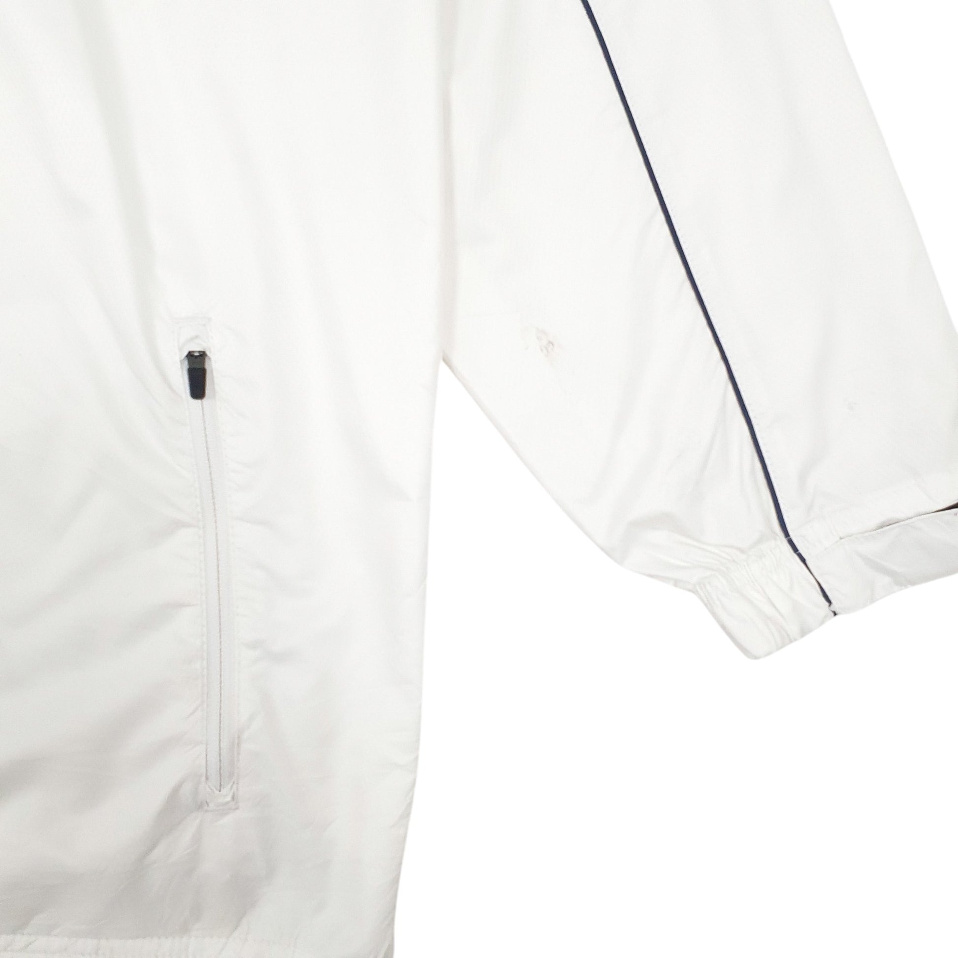 Mens White Nike  Full Zip Coat