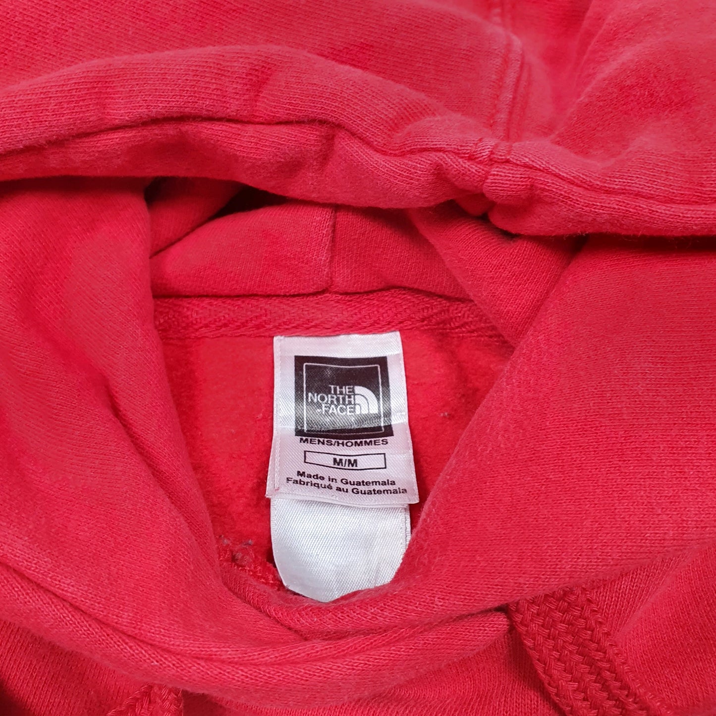 Mens Red The North Face Spellout Hoodie Jumper