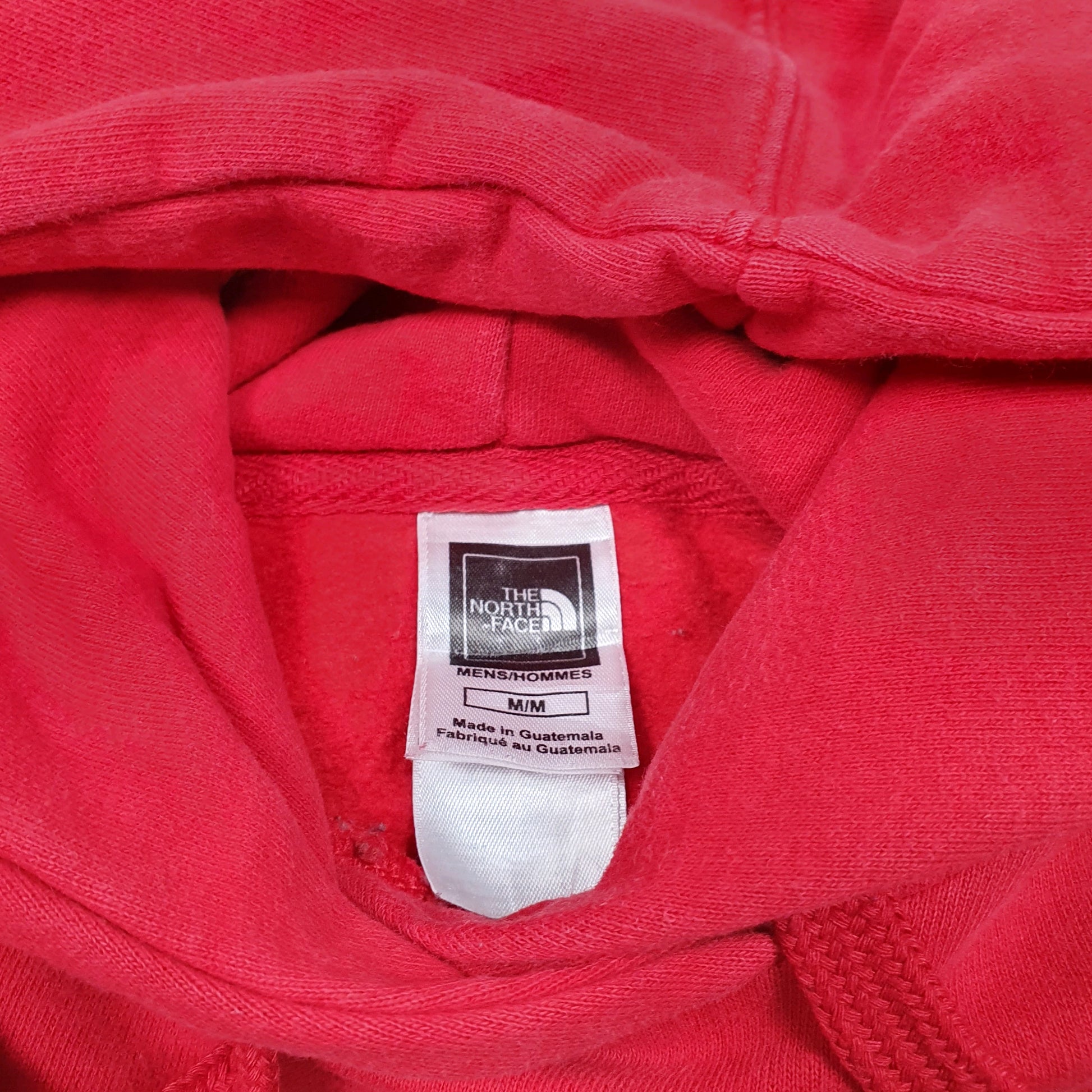 Mens Red The North Face Spellout Hoodie Jumper