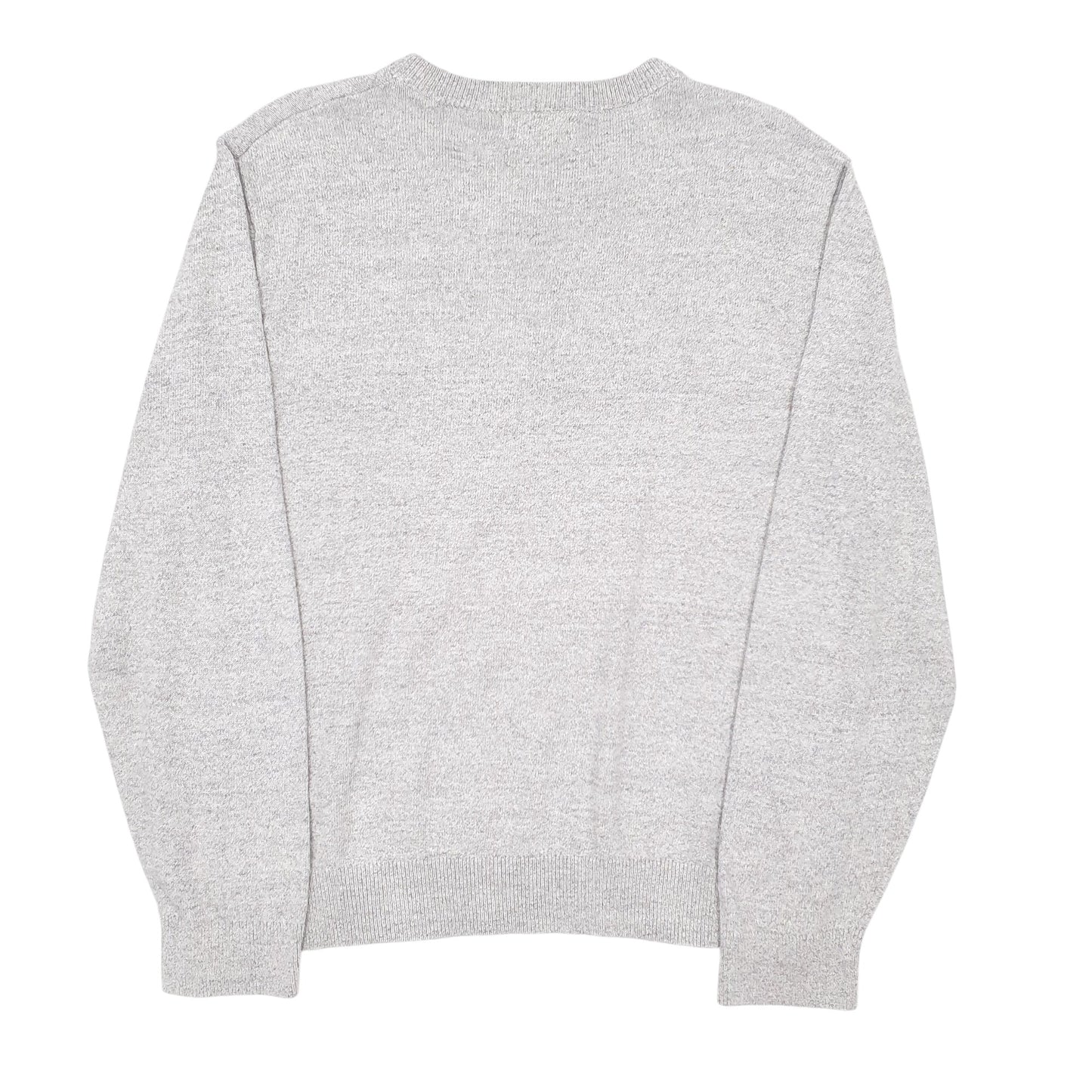 Mens Grey Nautica Knitwear V Neck Jumper