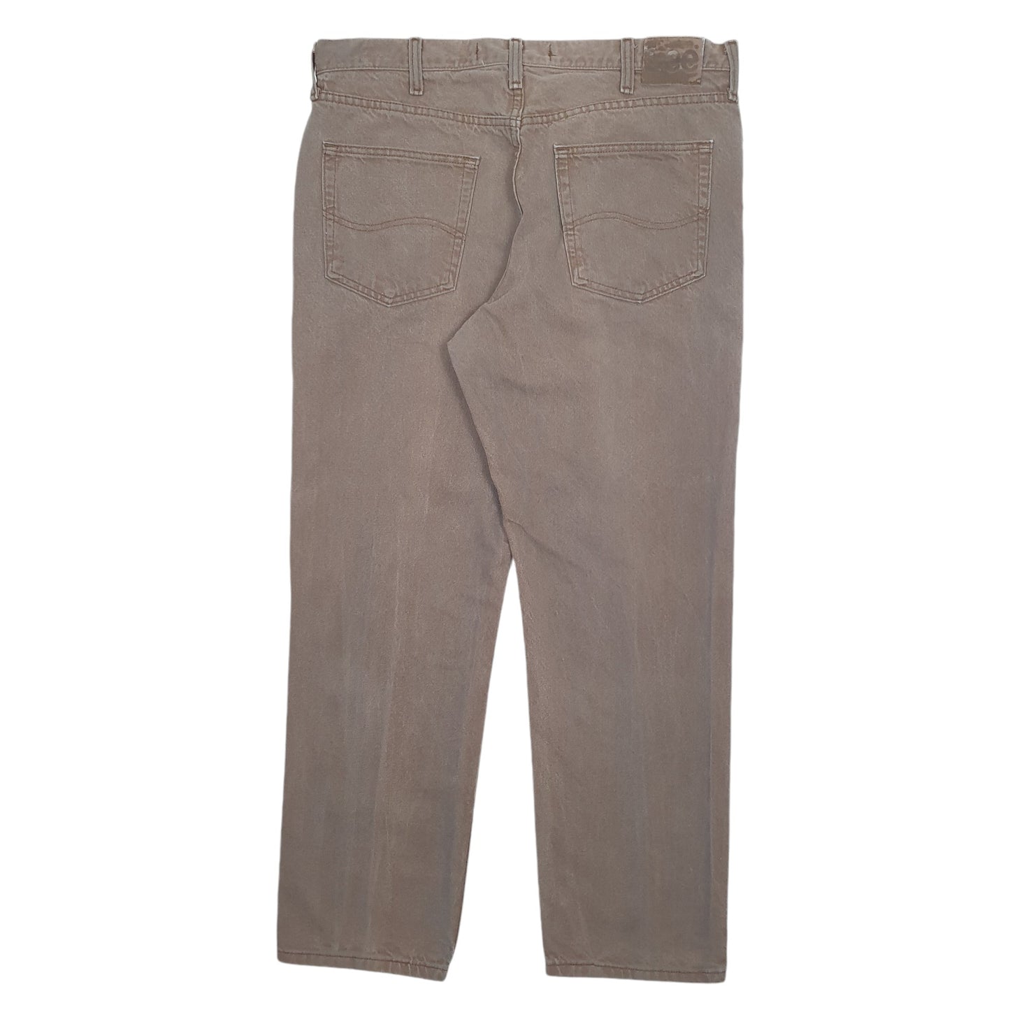 Mens Brown Lee  Casual JeansW36 L30