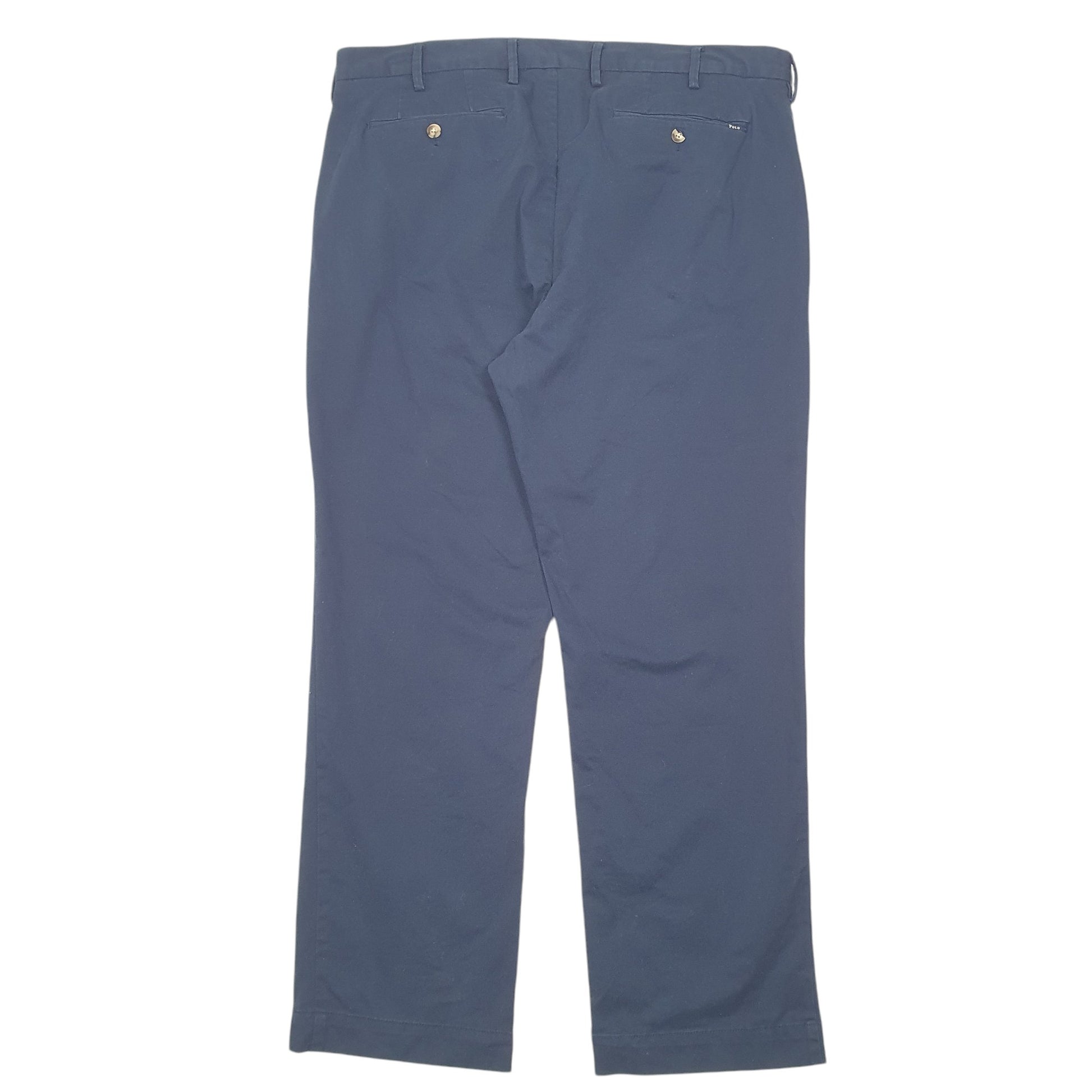 Mens Navy Polo Ralph Lauren Classic Stretch Chino Trousers