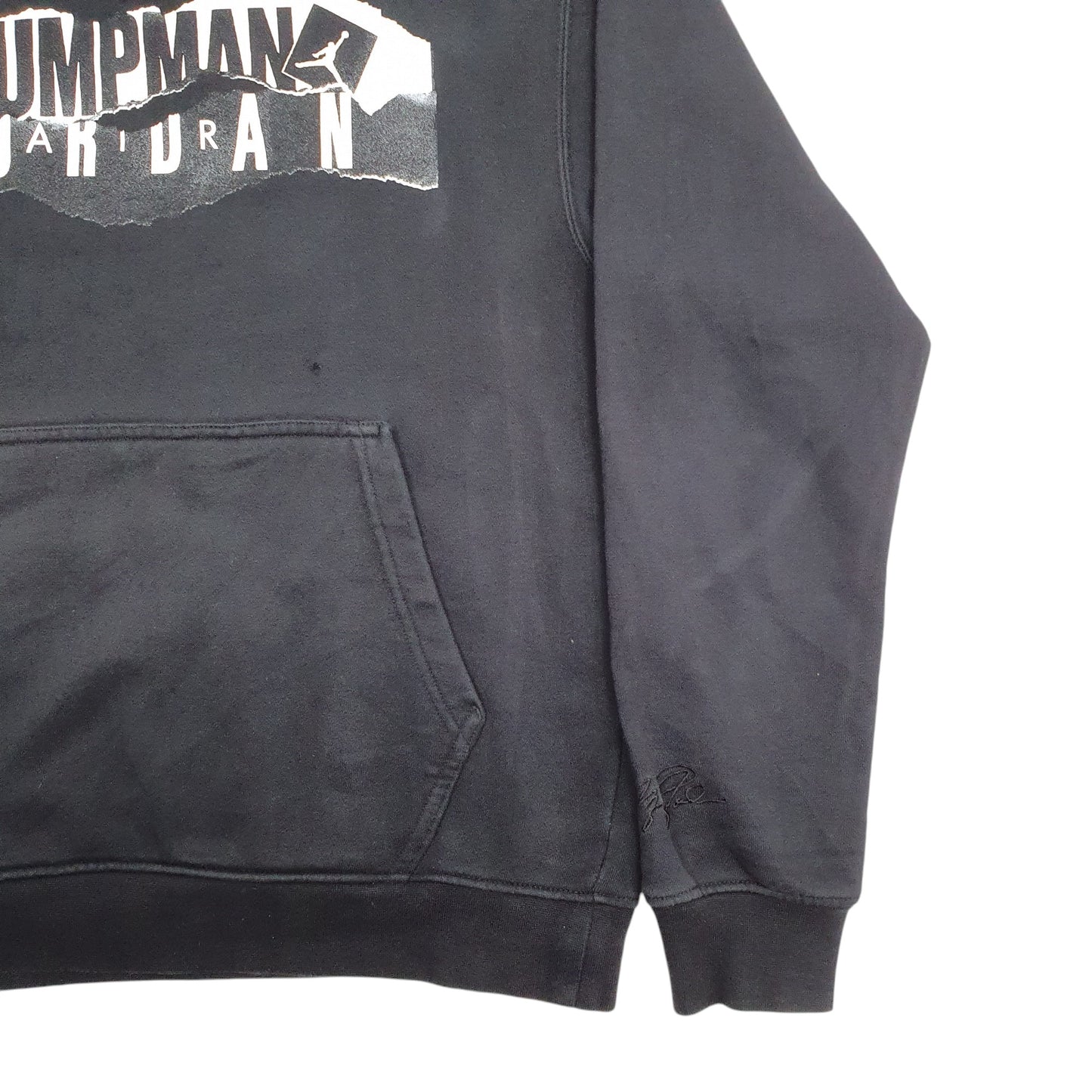 Mens Black Nike Air Jordan Jumpman Basketball Chicago Bulls Hoodie Jumper