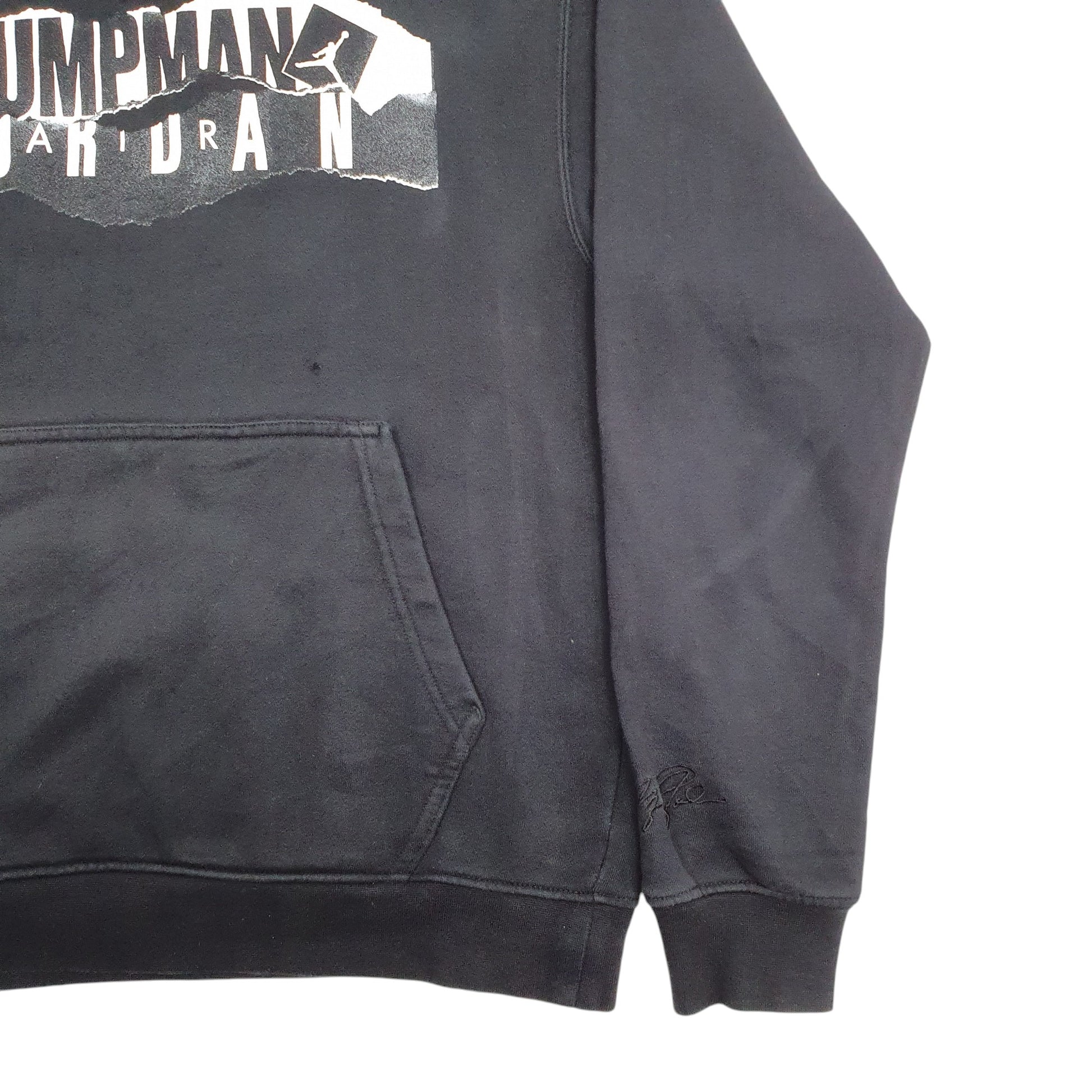 Mens Black Nike Air Jordan Jumpman Basketball Chicago Bulls Hoodie Jumper