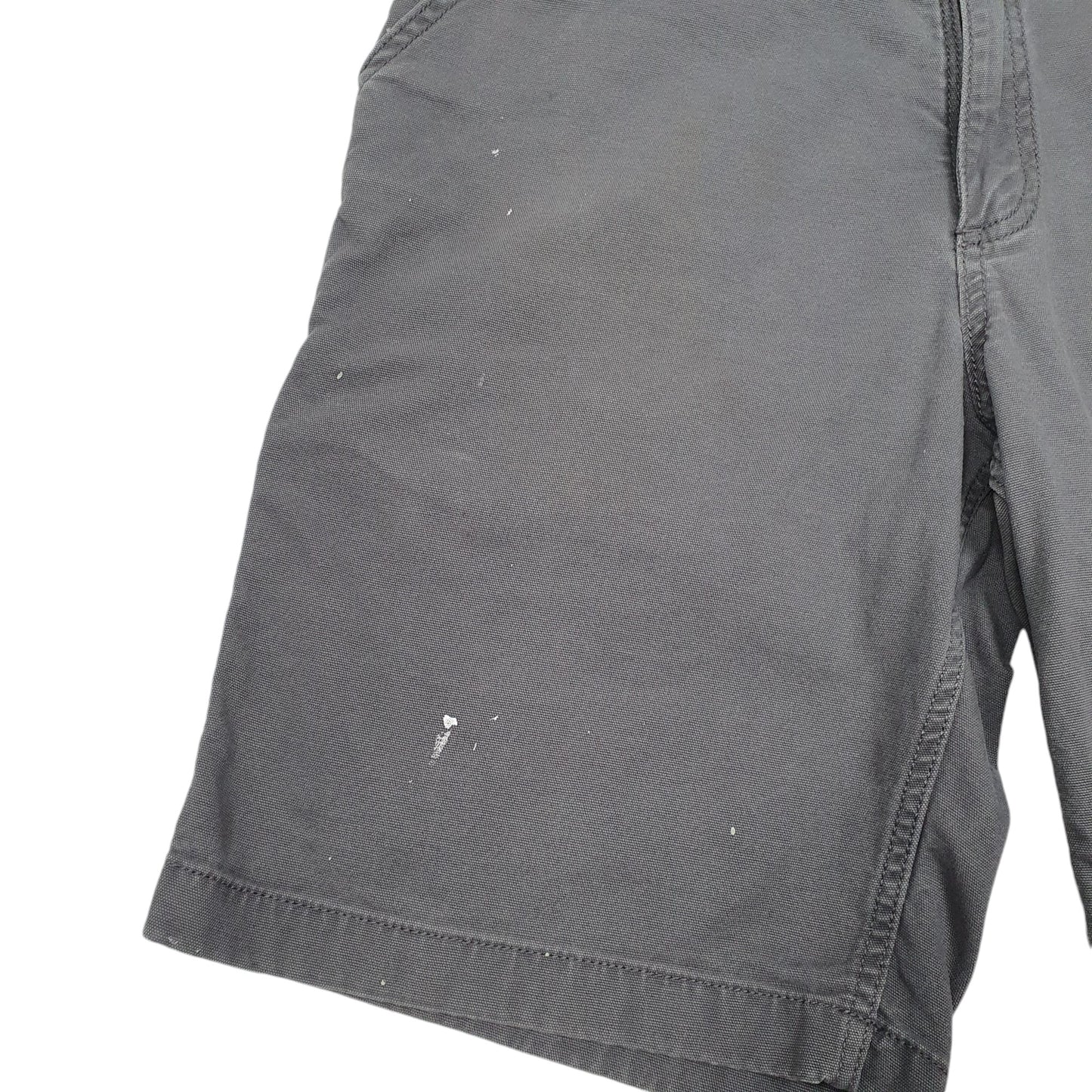 Mens Grey Carhartt Workwear Relaxed Fit Carpenter Shorts
