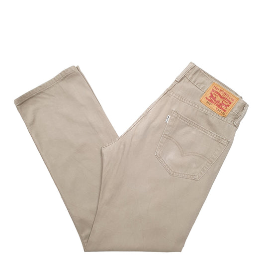 Mens Beige Levis  505 JeansW30 L30