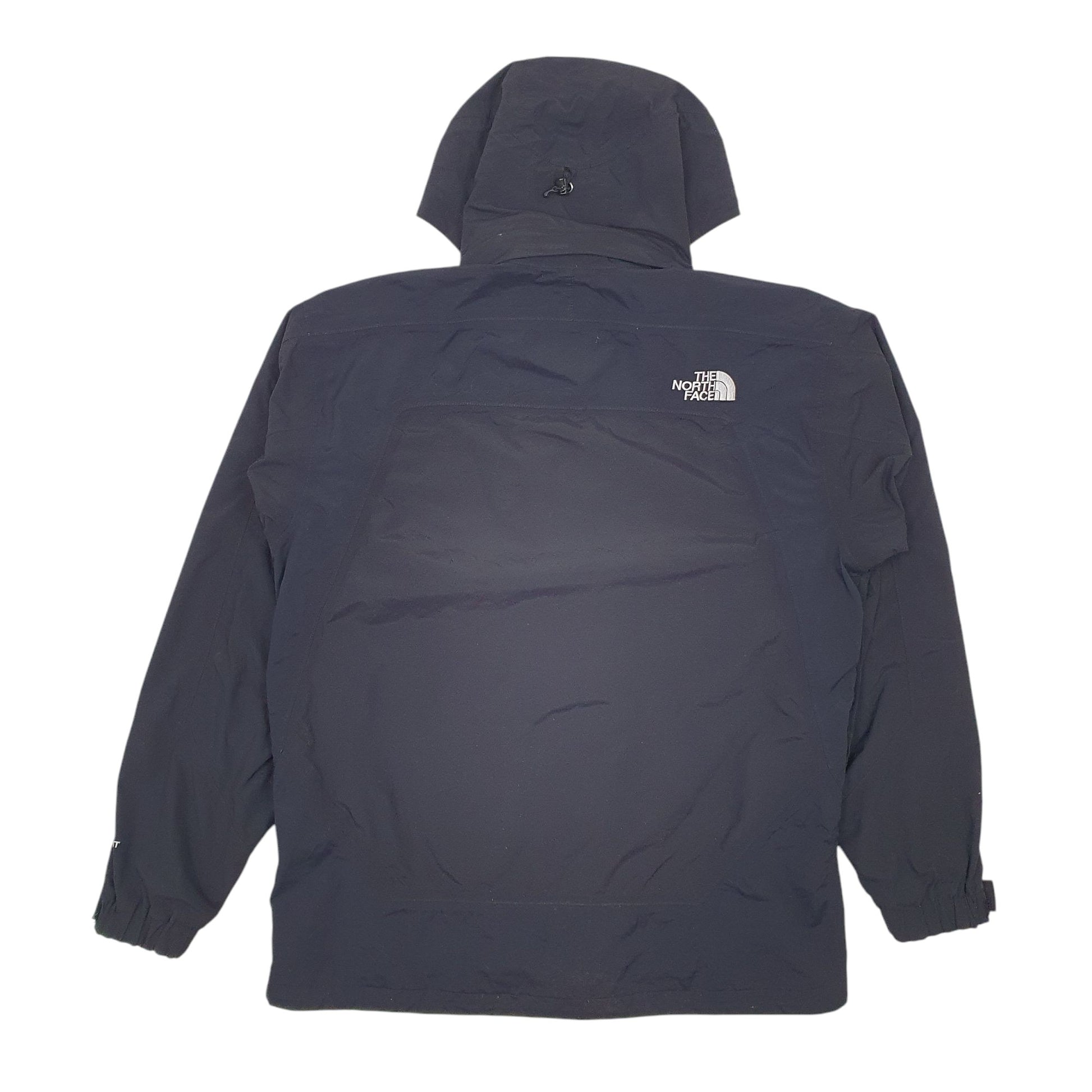 Mens Black The North Face Hyvent Crewneck Coat