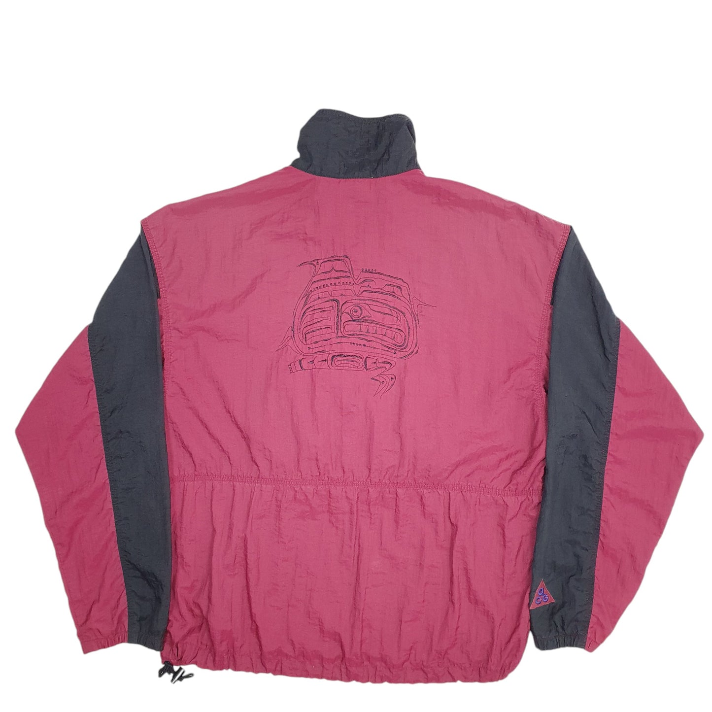 Mens Burgundy Nike ACG Vintage 90's  Coat