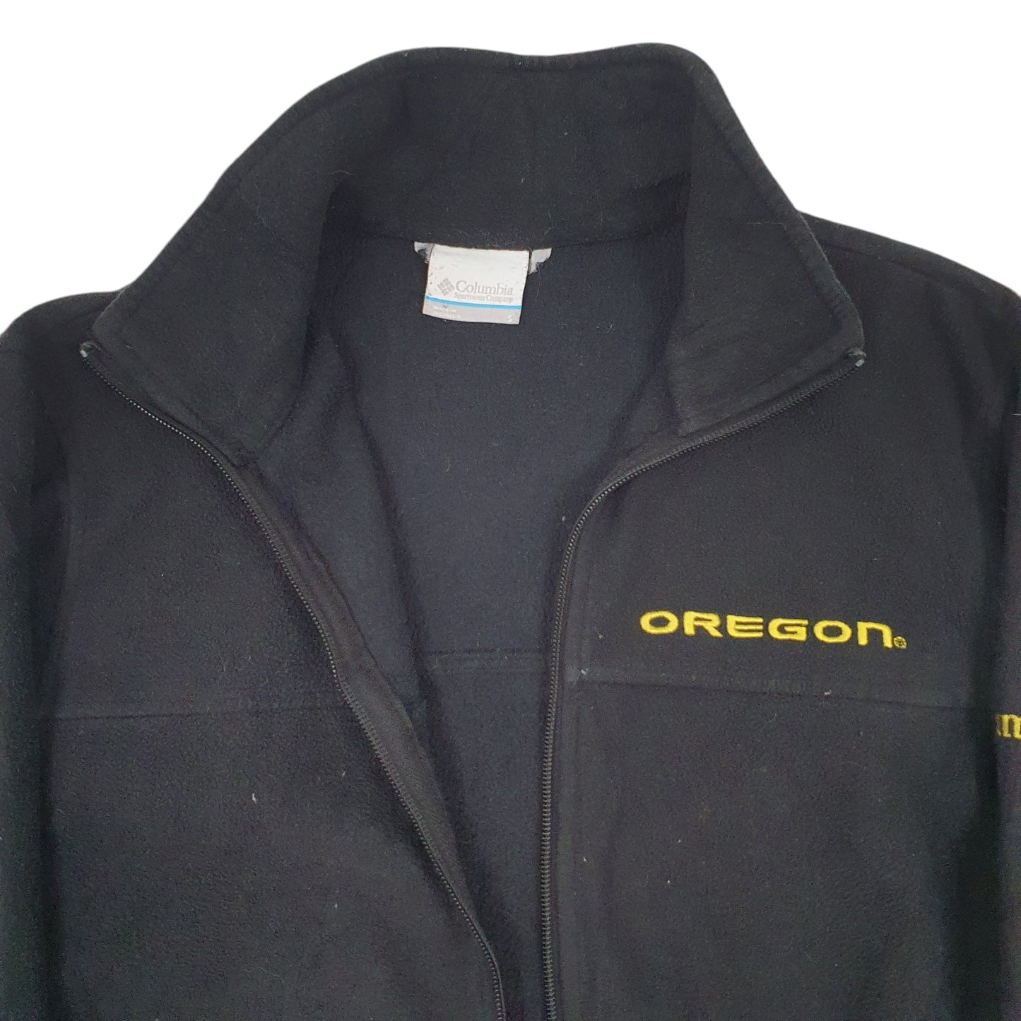 Mens Black Columbia Sportswear Company Oregon Full Zip Jumper