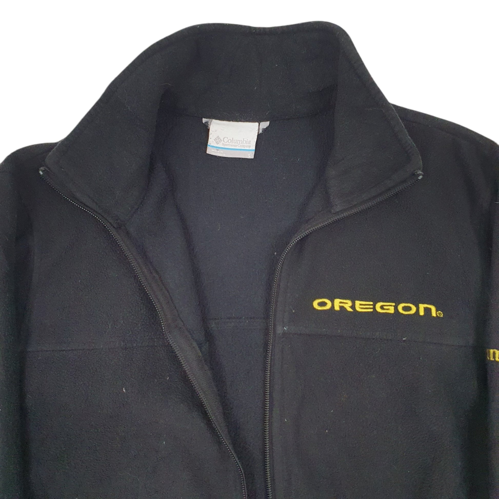 Mens Black Columbia Sportswear Company Oregon Full Zip Jumper