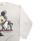 Mens Grey Tultex Mickey Mouse Florida Spellout Vintage 1990s Crewneck Jumper