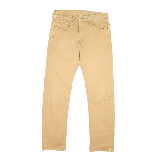 Mens Tan Levis 505 JeansW32 L32