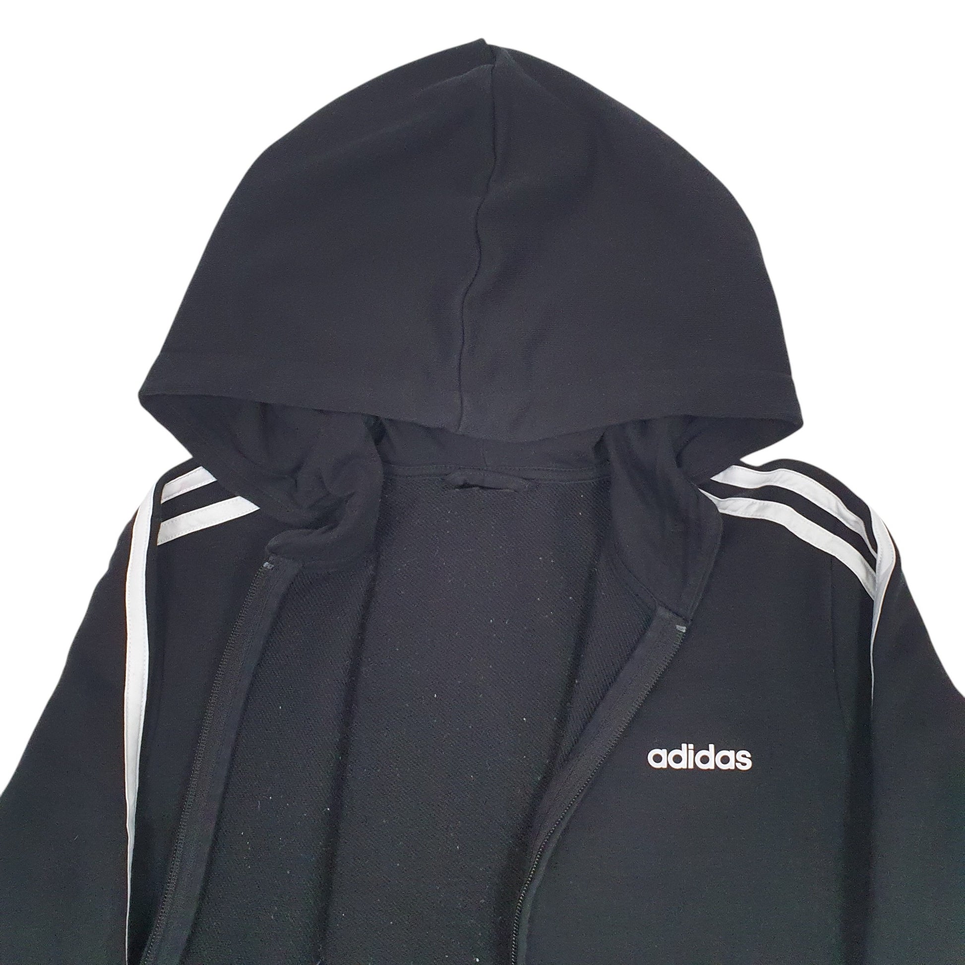 Womens Black Adidas  Full Zip Jumper