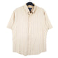 Mens Beige Dockers  Short Sleeve Shirt