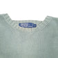 Mens Green Polo Ralph Lauren Knit Sweater Crewneck Jumper