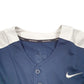 Mens Navy Nike Team Baseball Jersey Meadowmeer Mariners Little League USA Short Sleeve T Shirt