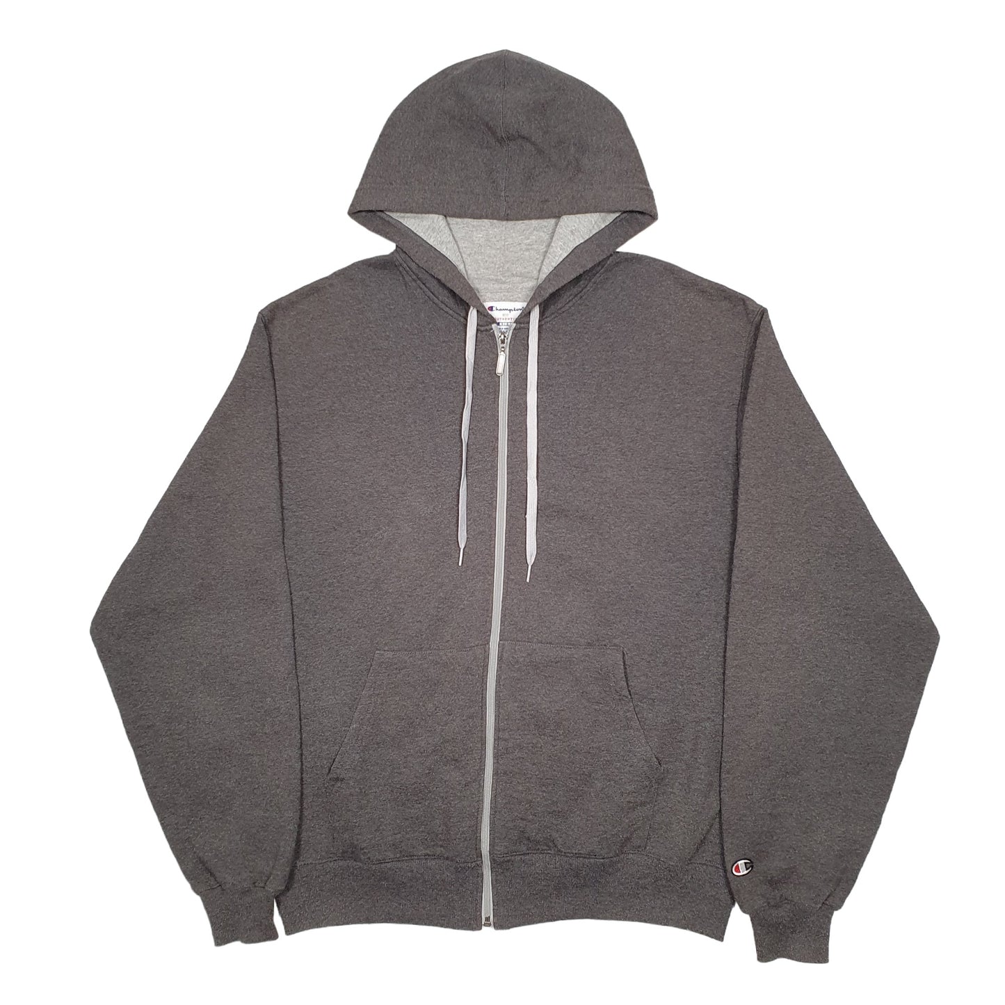 Mens Grey Champion  Full Zip Jumper