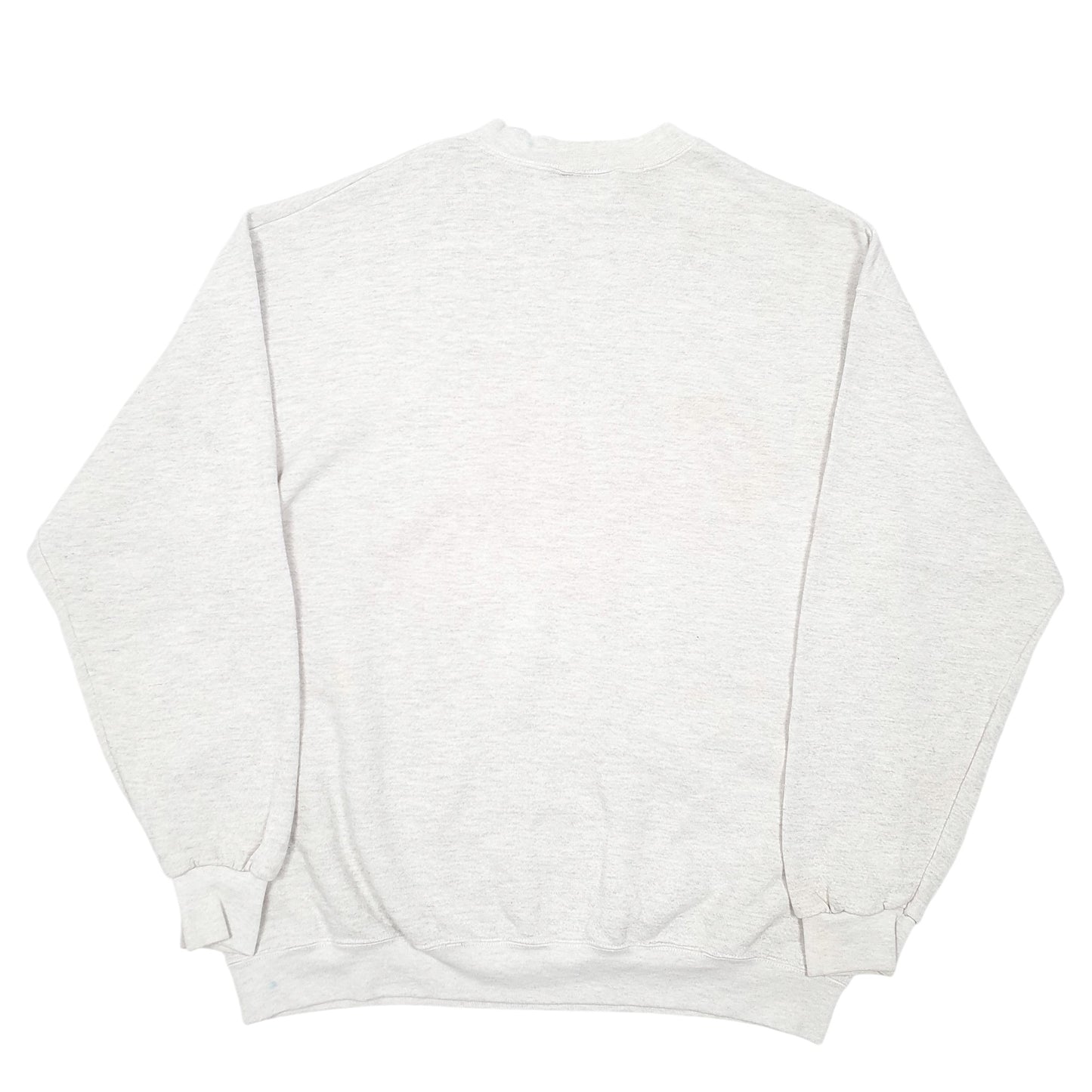 Mens Grey Lee Vintage Heavyweight USA Flag 90s Crewneck Jumper