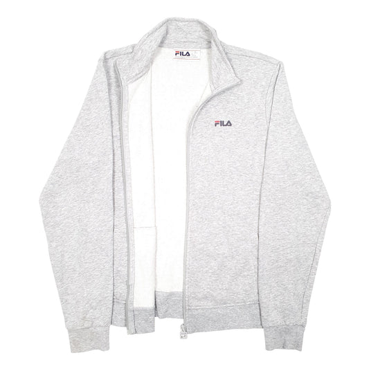 Womens Grey Fila  Full Zip Jumper