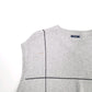 Mens Grey Nautica Knit Vest Jumper