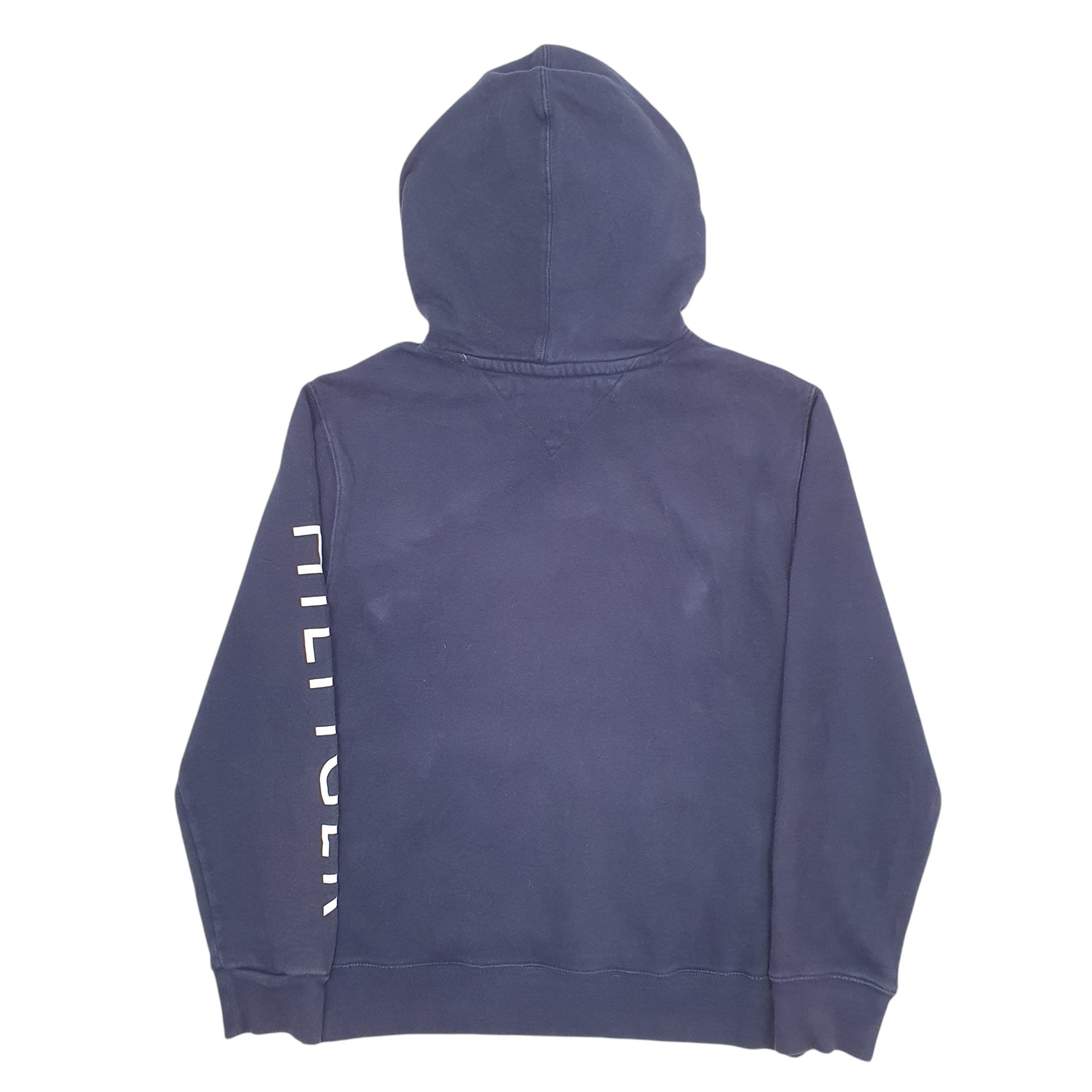 Womens Navy Tommy Hilfiger Spellout Hoodie Jumper