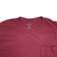 Mens Burgundy Dickies Pocket Short Sleeve T Shirt