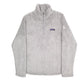 Womens Grey Patagonia Los Gatos Fluffy Quarter Zip Jumper