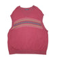 Mens Burgundy Nautica Knit Tanktop Jumper