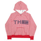 Womens Red Tommy Hilfiger Spellout Hoodie Jumper