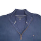 Mens Navy Tommy Hilfiger  Quarter Zip Jumper