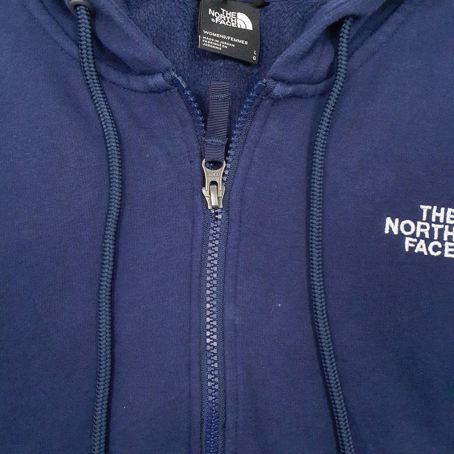 Womens Navy The North Face Fleece Lined Full Zip Jumper