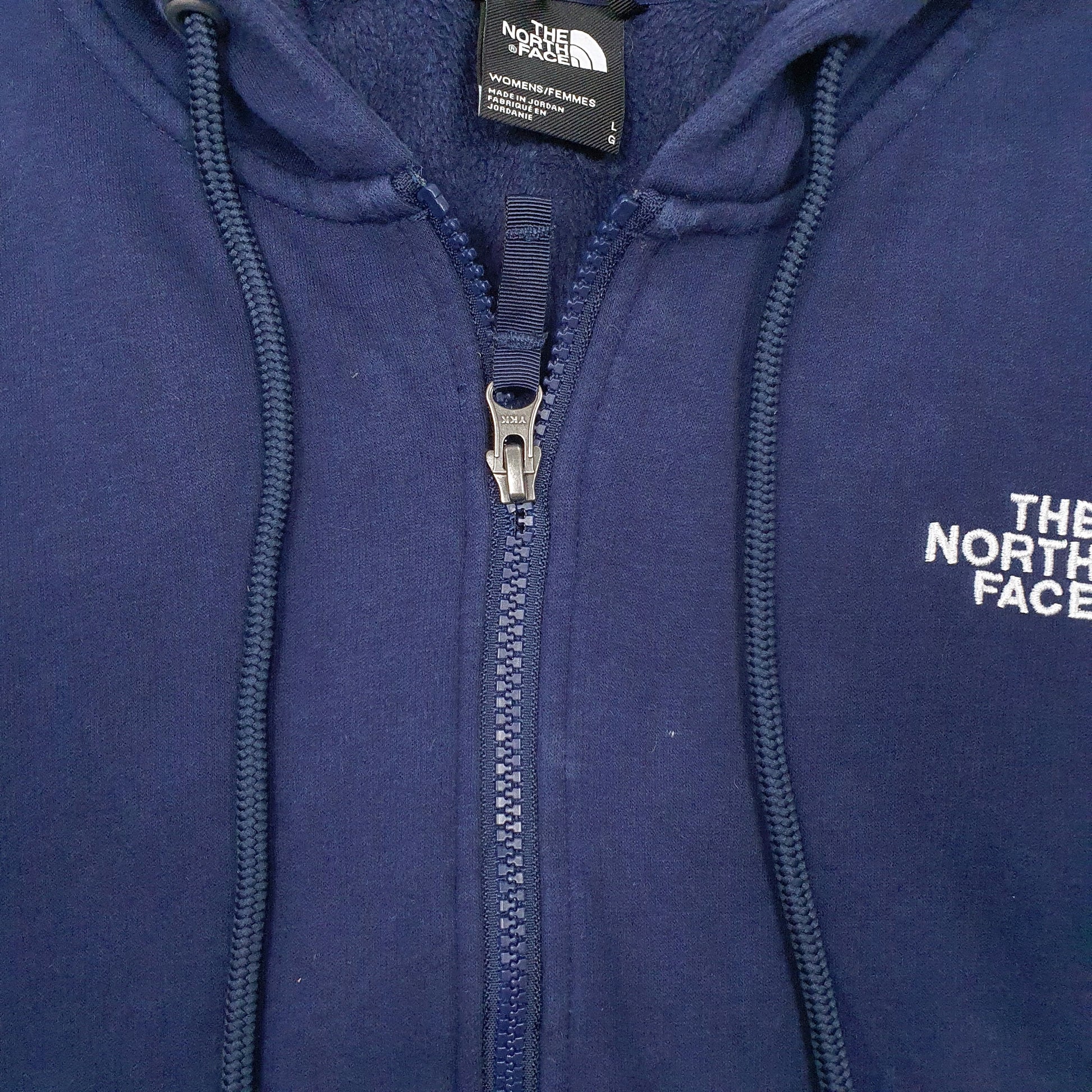Womens Navy The North Face Fleece Lined Full Zip Jumper