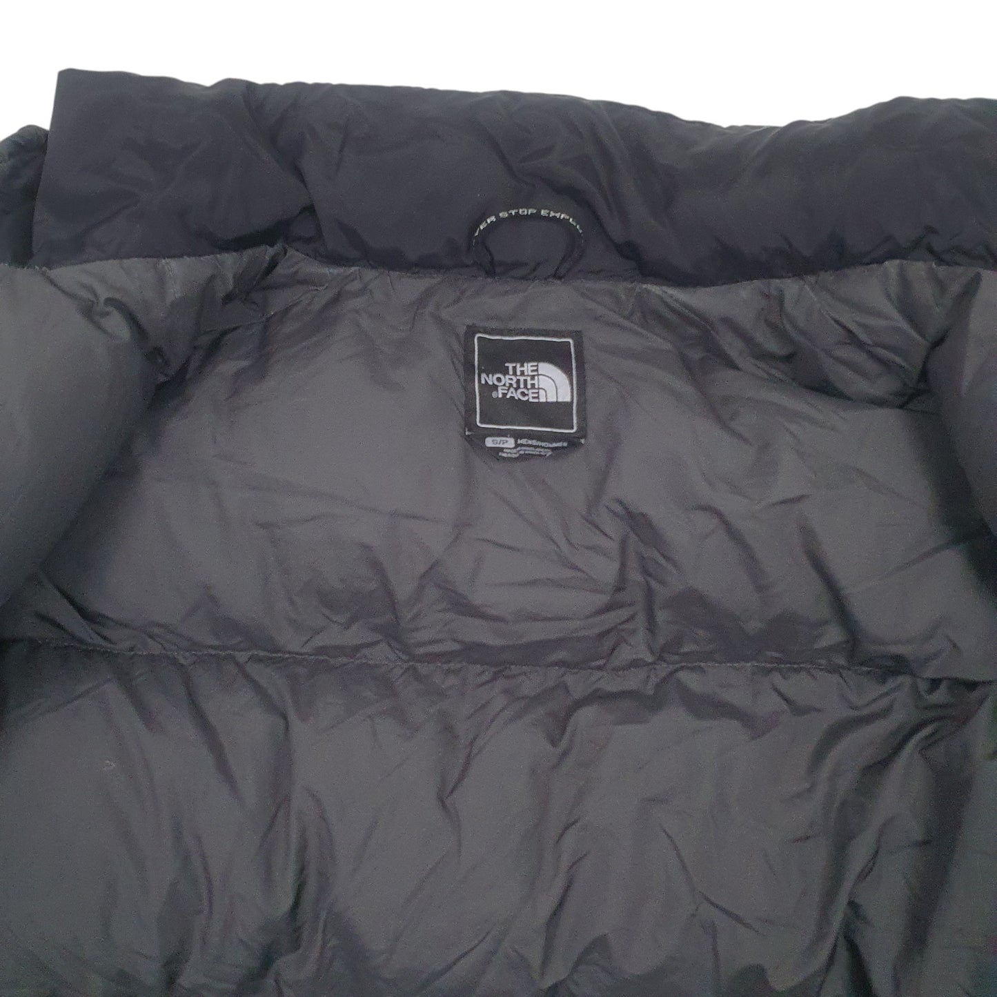 Mens Grey The North Face Nuptse 700  Coat