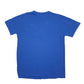 Mens Blue Adidas Button up Short Sleeve T Shirt