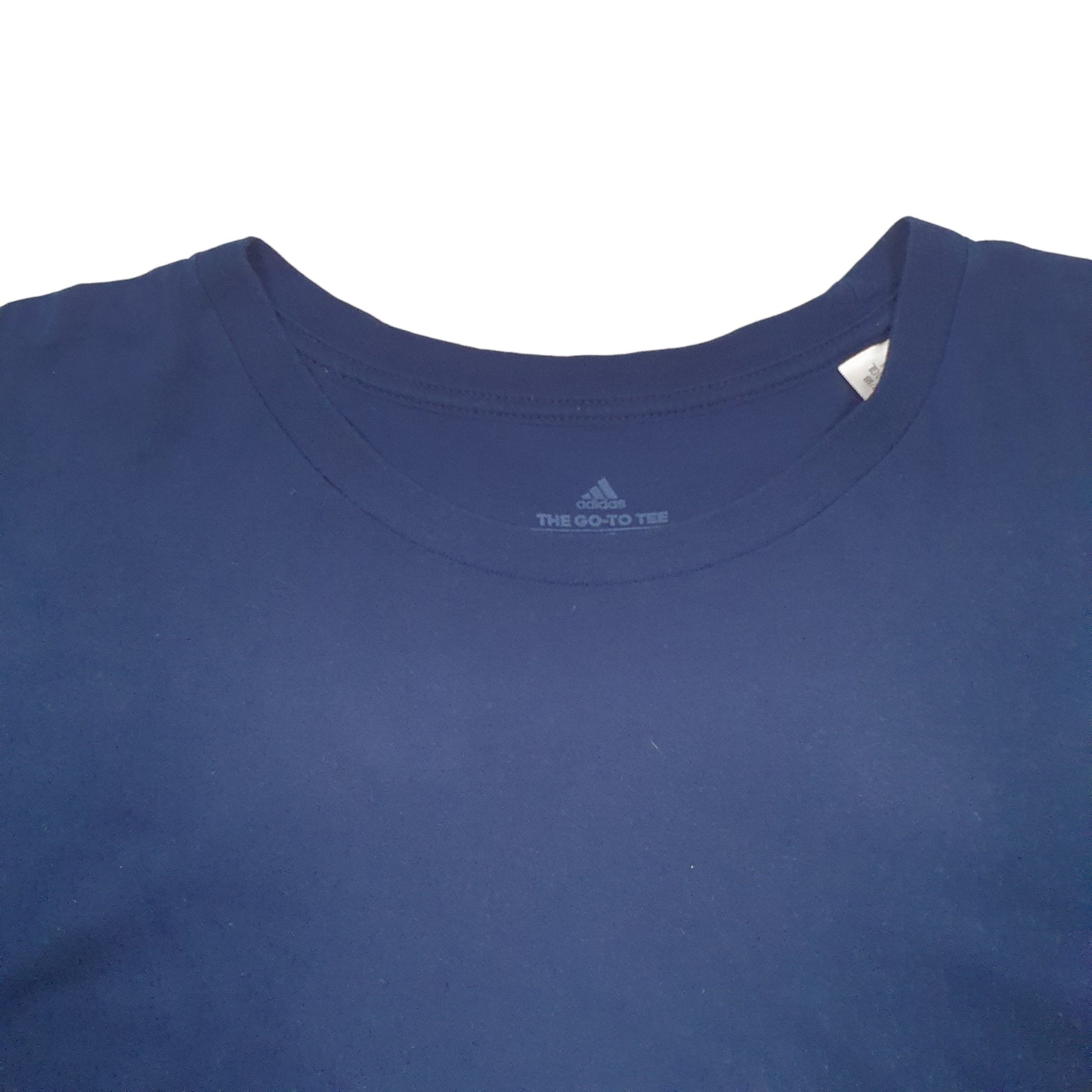 Mens Blue Adidas  Short Sleeve T Shirt