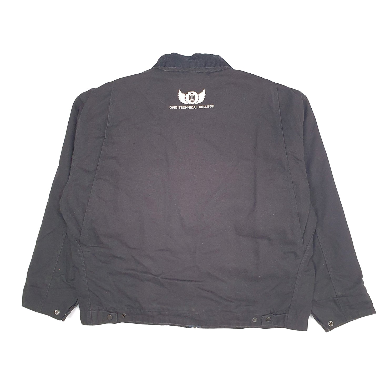 Mens Black Cornerstone Ohio College Detroit Bomber  Coat