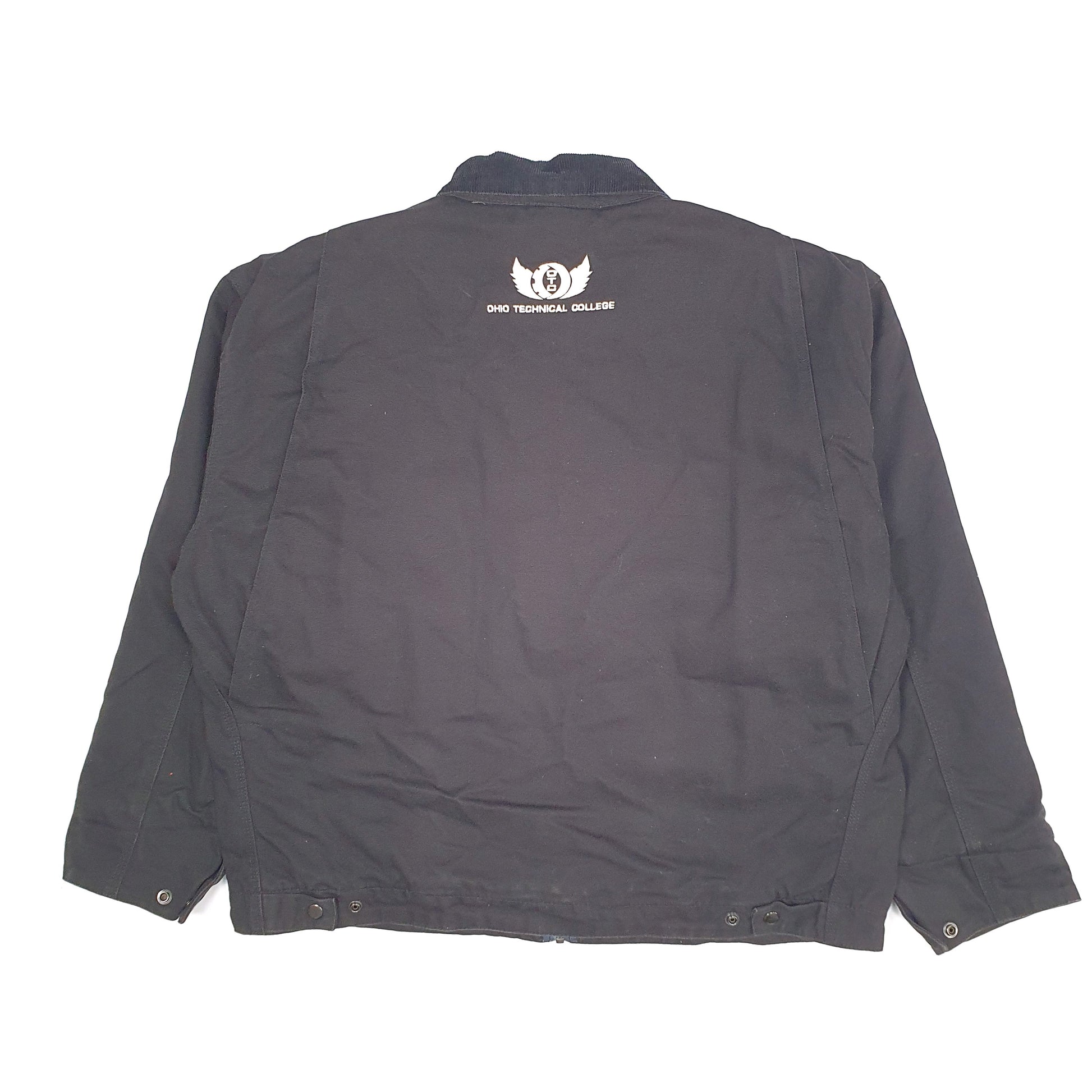 Mens Black Cornerstone Ohio College Detroit Bomber  Coat