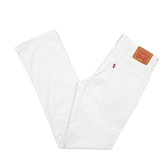 Mens White Levis  514 JeansW32 L34