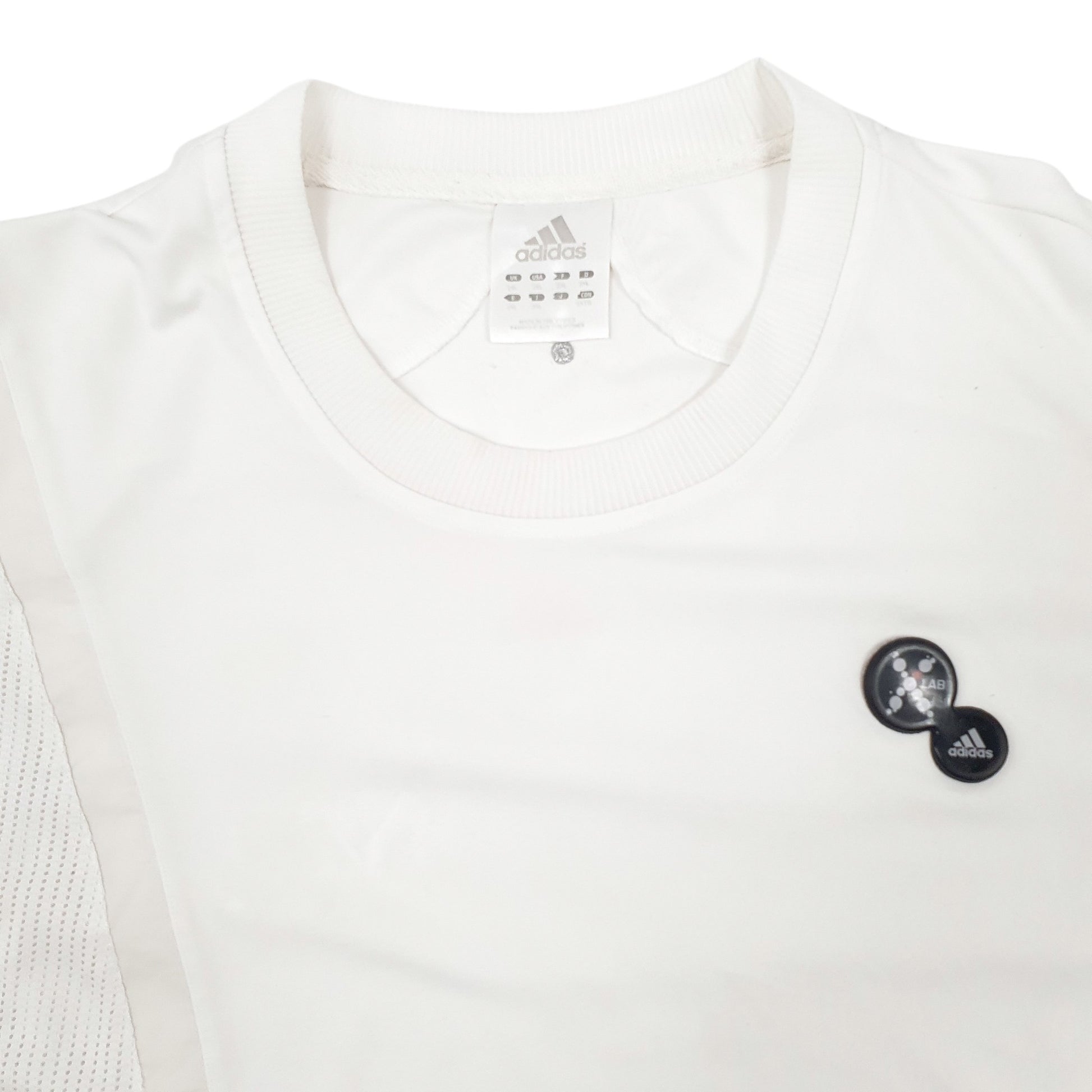 Mens White Adidas  Short Sleeve T Shirt