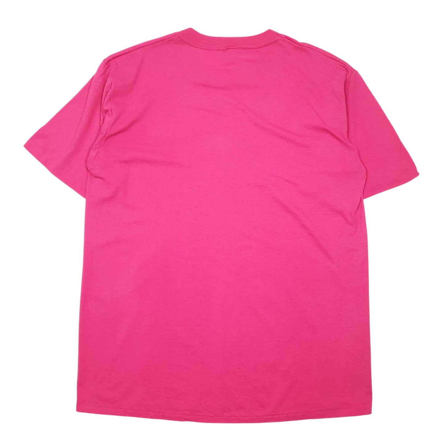 Mens Pink Jerzees Single Stitch Vintage 90s By Russell Made In USA Key West Short Sleeve T Shirt