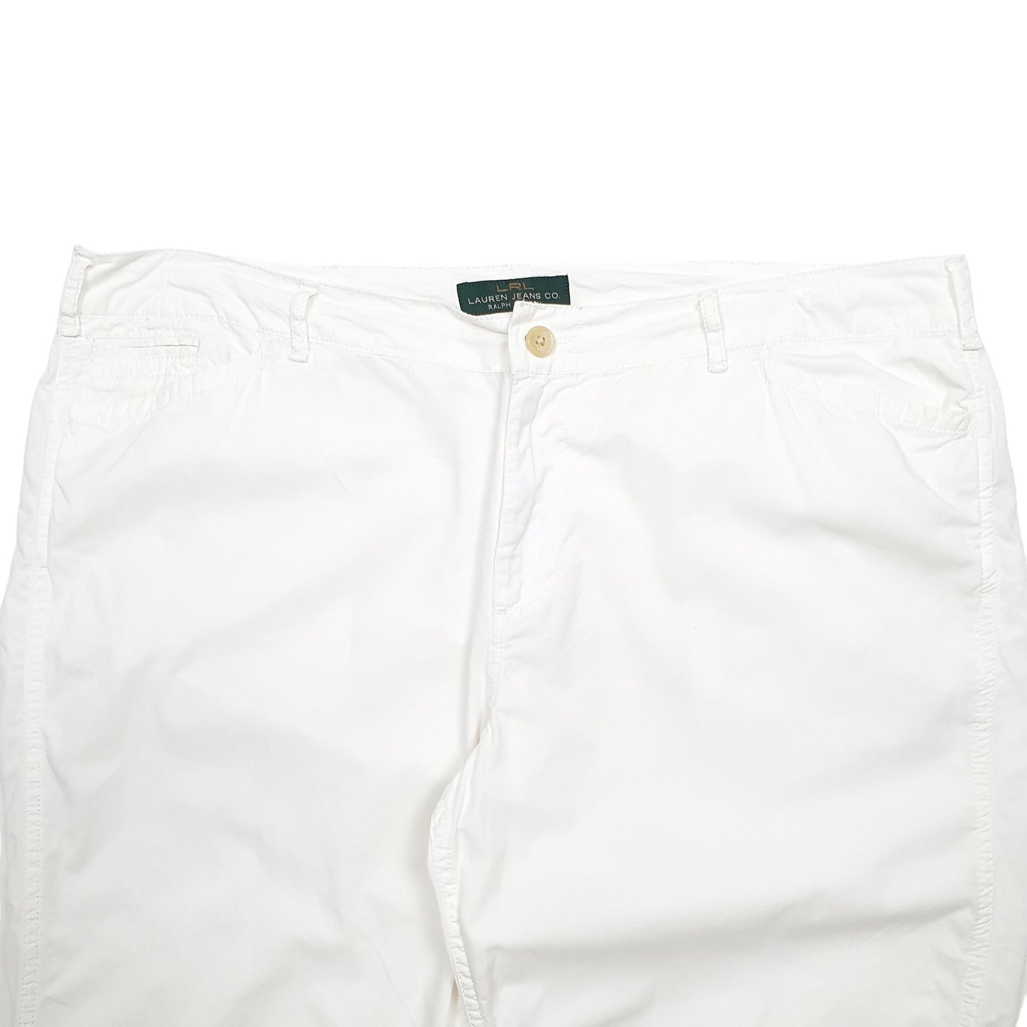 Womens White Ralph Lauren  Chino Trousers