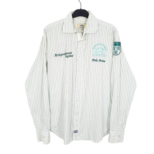 Mens Green La Martina Buenos Aires Long Sleeve Shirt