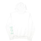 Mens White Puma Spellout Hoodie Jumper