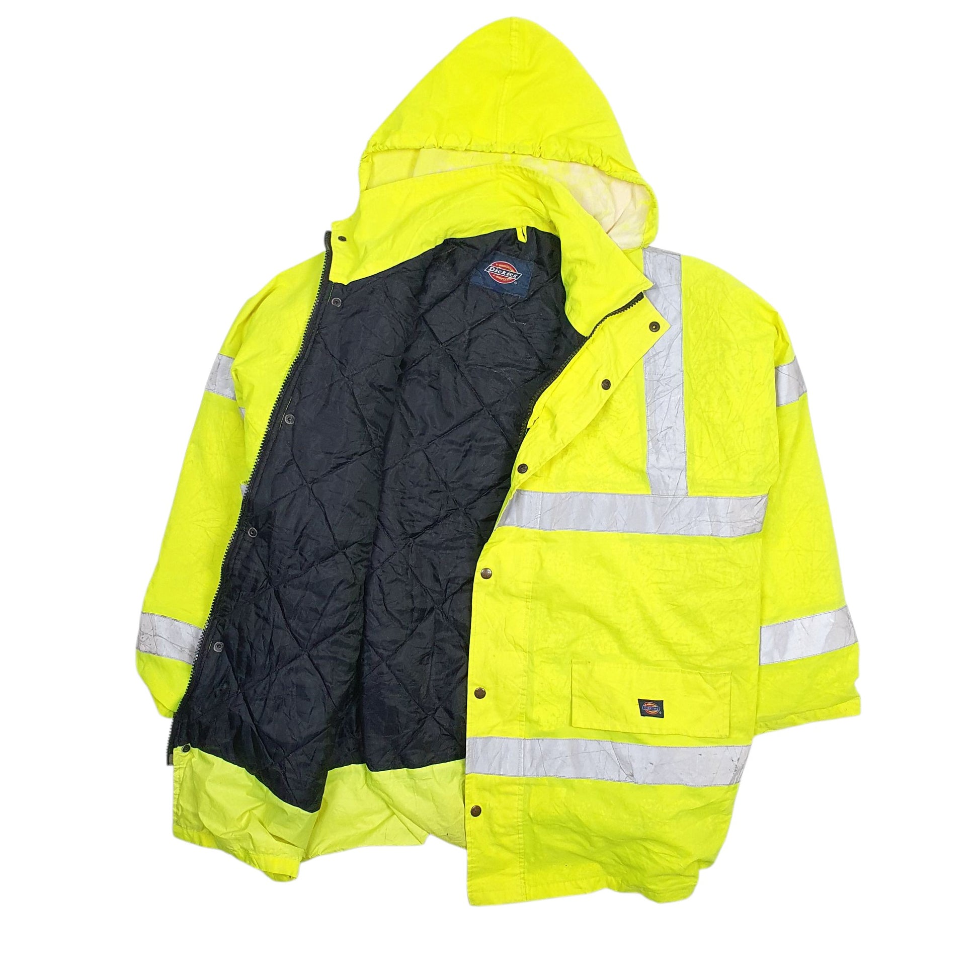 Mens Yellow Dickies Hi-vis  Coat