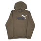 Mens Green Puma  Hoodie Jumper