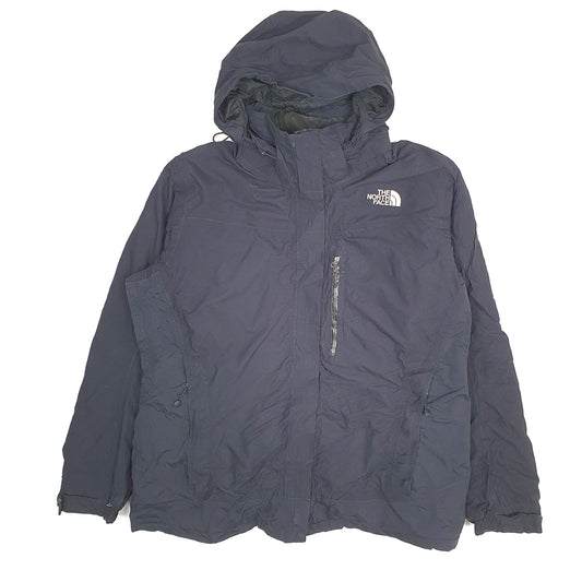 Womens Black The North Face Hyvent Hooded  Coat